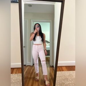 Paige denim - light pink!